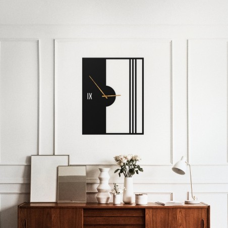 Modern Roman Numeral Wall Clock