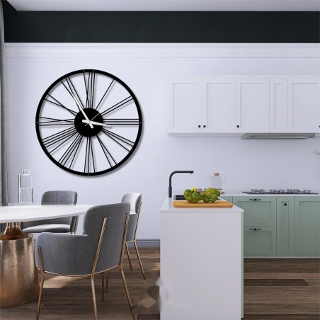 Oversized wall clock with numbers