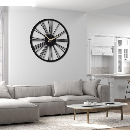 Oversized wall clock with numbers