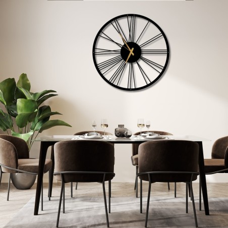 Oversized wall clock with numbers