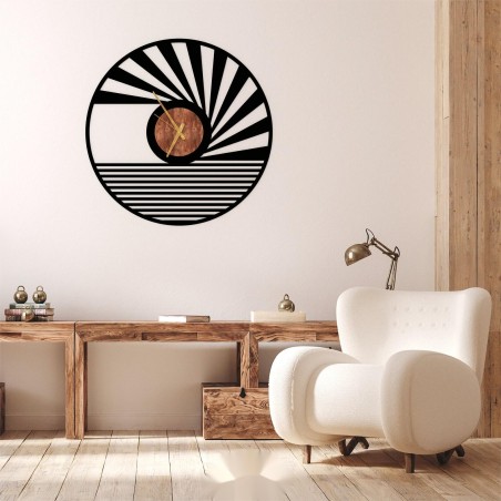 Unique geometric wall clock