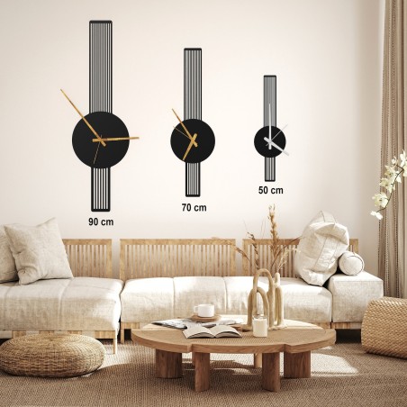 Metal Art Deco Wall Clock