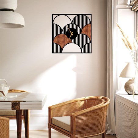 Art Deco Wooden Clock