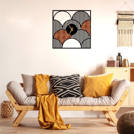 Art Deco Wooden Clock